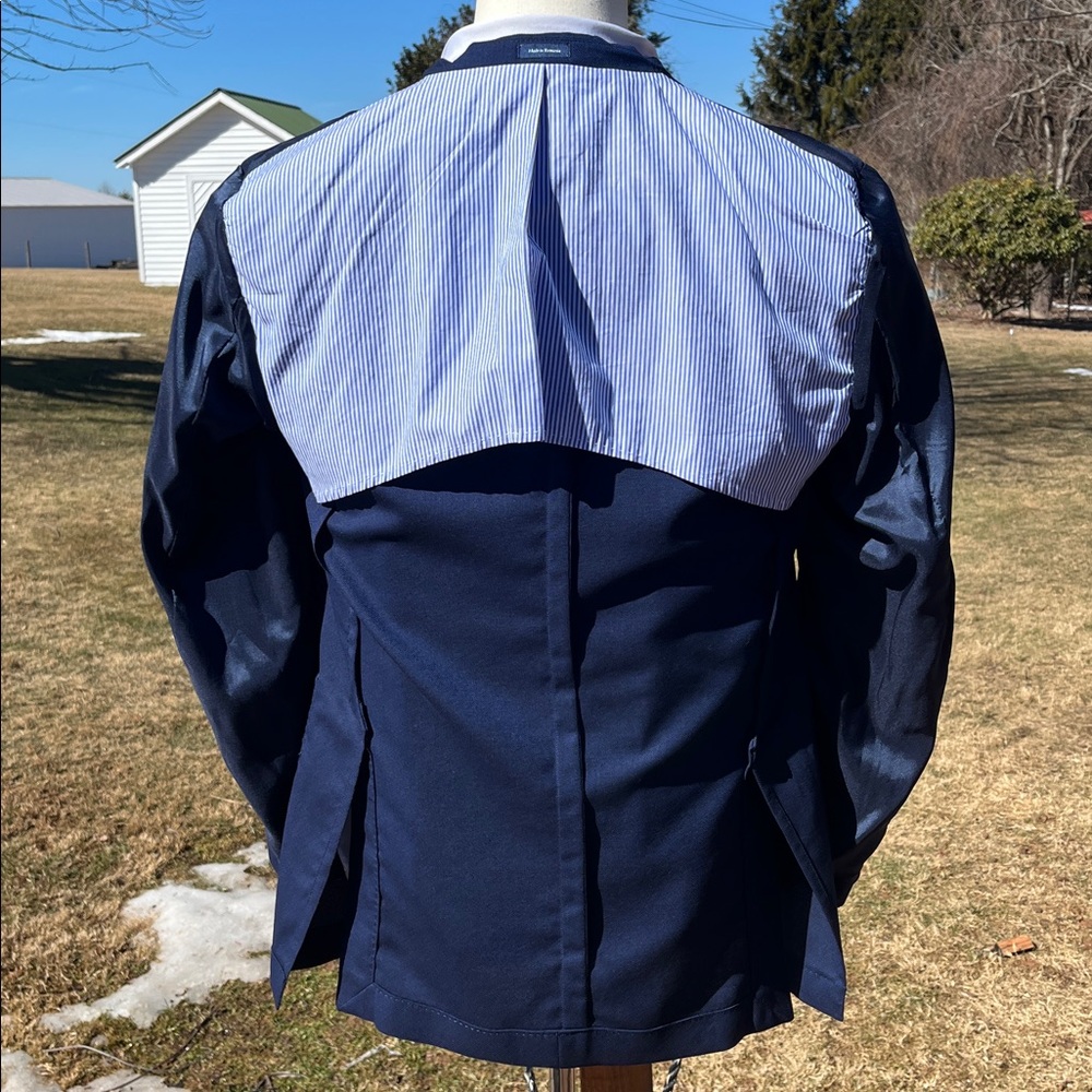 Peter Millar Excursionist Flex Blazer Navy Italian Wool/Silk Tailored Blazer 38R - Picture 17 of 17